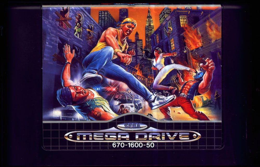 Лицензионный картридж Streets Of Rage 1 для Genesis